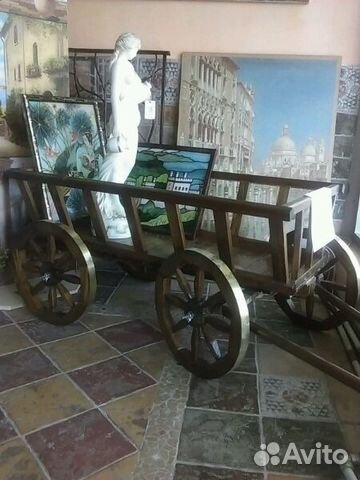 Телега с поворотной осью