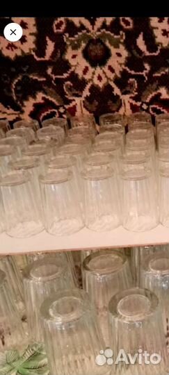 Стаканы и рюмки граненые СССР