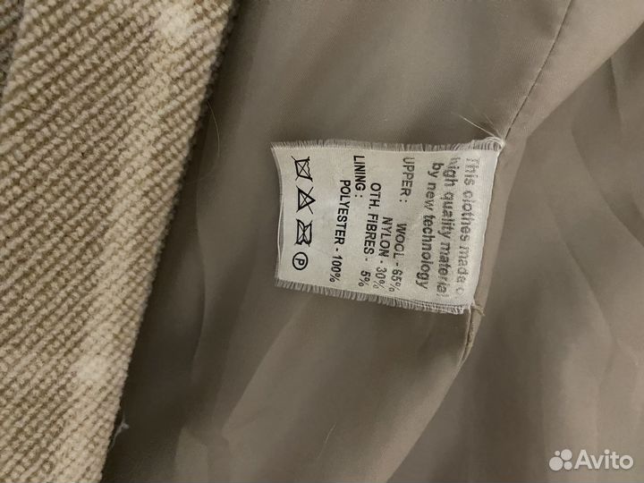 Пальто женское демисезонное 52 54 шерсть