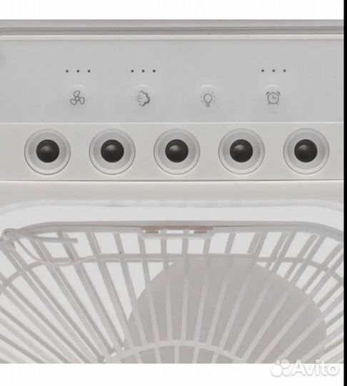 Вентилятор настольный портативный с увлажнителем