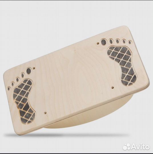 Балансировочная доска деревянная, детский тренажёр