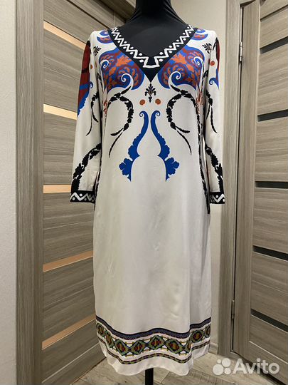 Etro шелковое платье 46 р оригинал