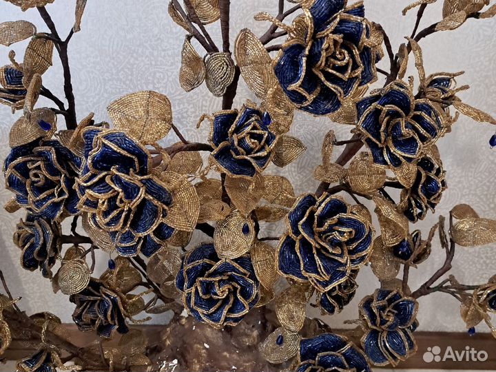 Цветы из бисера