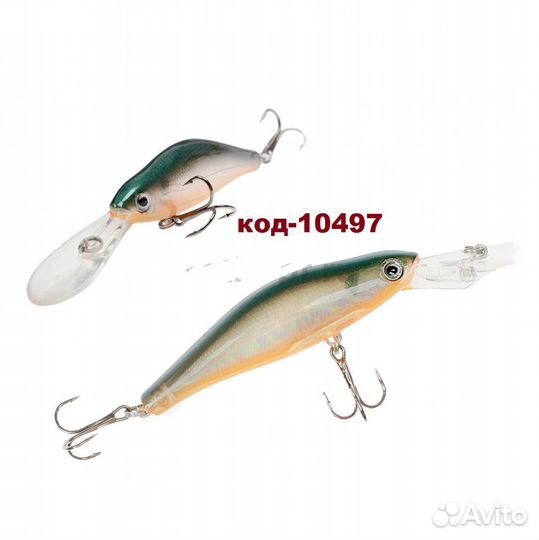 Воблер Дл 65мм Вес 6.8г 0-1м Amafish flaer MIN