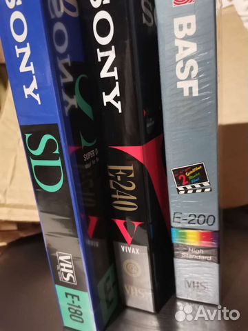 Видеокасеты запечатанные. sony SD. E-180