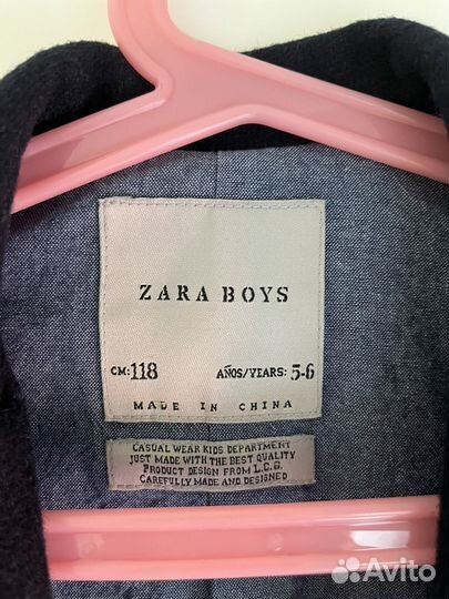 Пиджак zara 6-7 лет