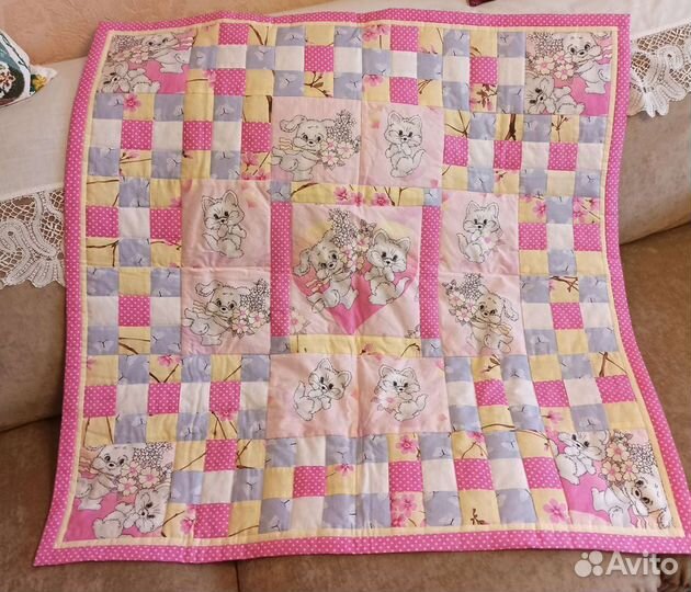 Детское одеяло Пейчворк