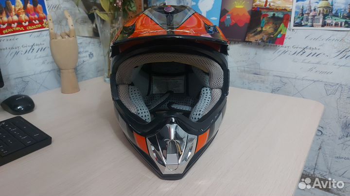 Детский кроссовый шлем