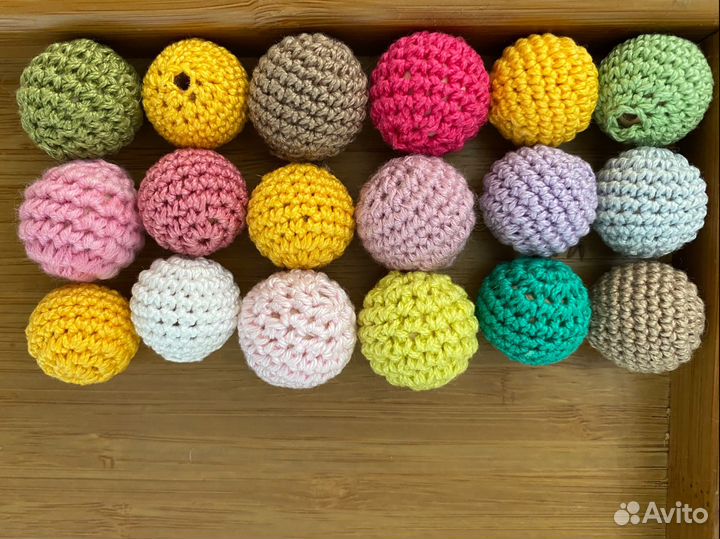 Бусины для рукоделия обвязанные слингобусы