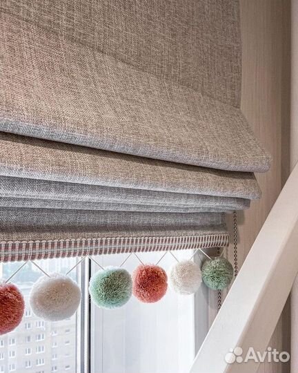 Римские шторы блэкаут на заказ