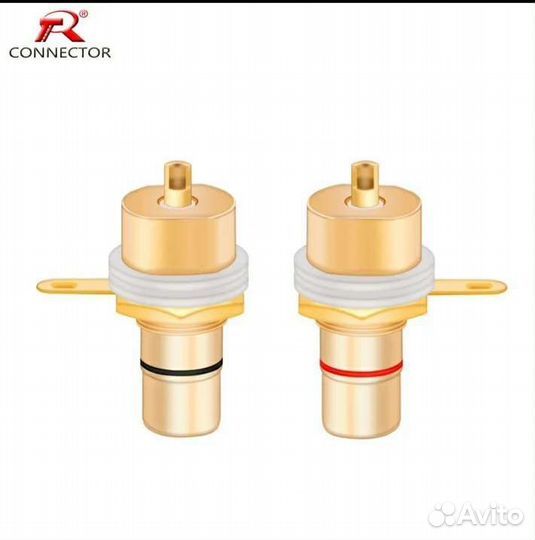 Акустические разъемы банан и RCA