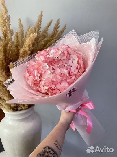 Букетик из гортензии