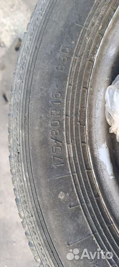 Автомобильные шины бу 175/80r16