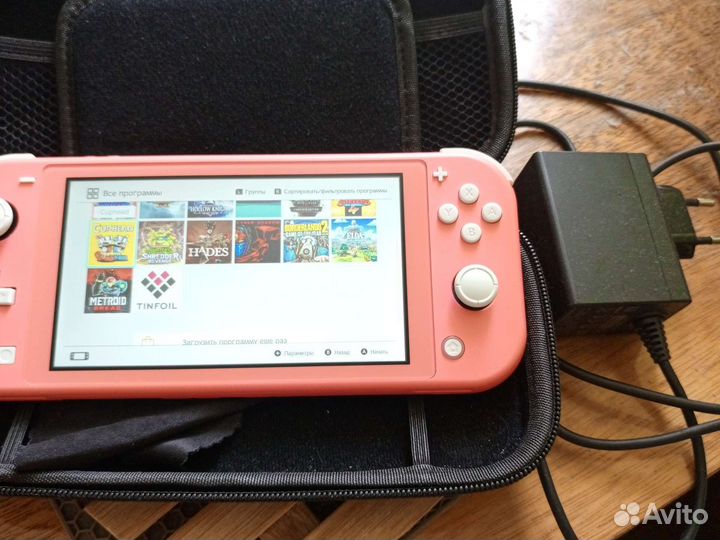Nintendo Switch lite + 128gb прошитая