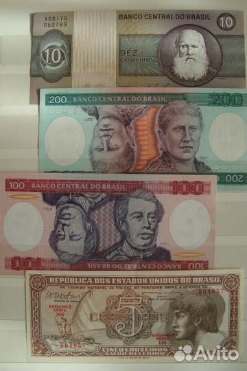 Банкноты мира и СССР пресс UNC