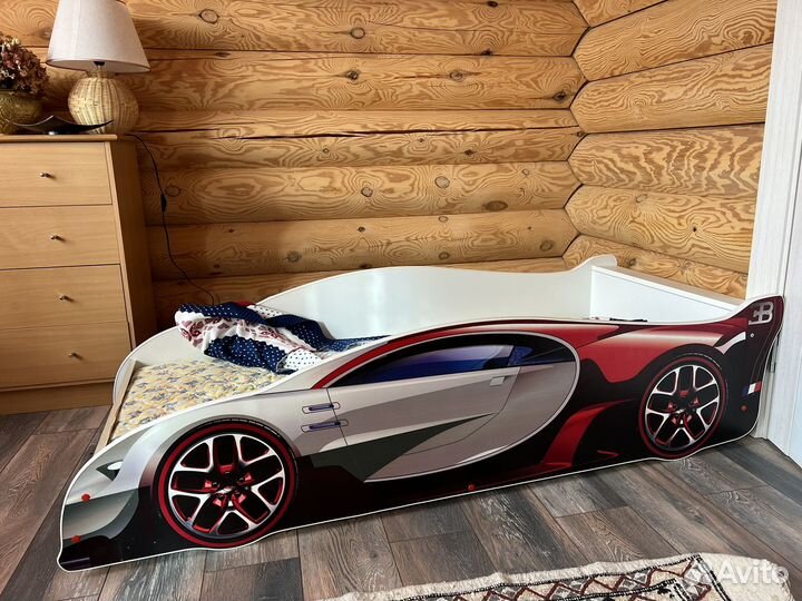 Детская кровать от 3 лет с бортиками