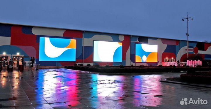 Рекламный экран с гарантией 3 года