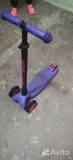 Самокат детский трехколесный бу