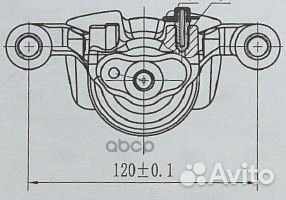 Суппорт торм. nissan qashqai (06) /juke