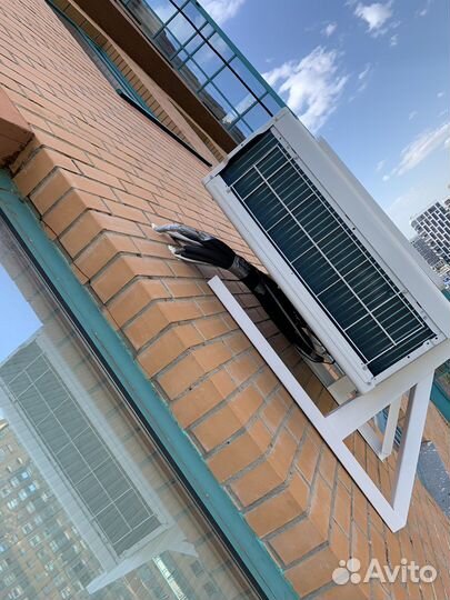 Монтаж наружнах блоков кондиционеров. Гарантия