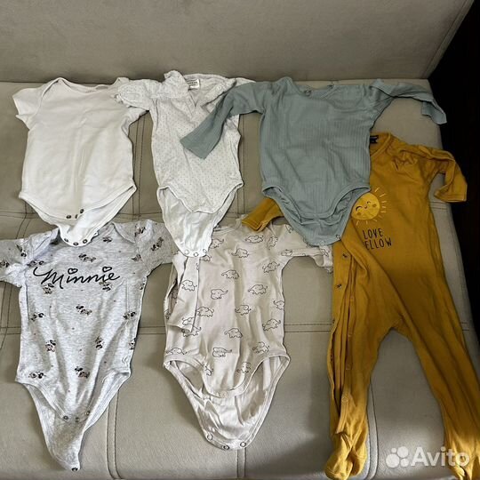 Вещи пакетом на девочку 80, 86