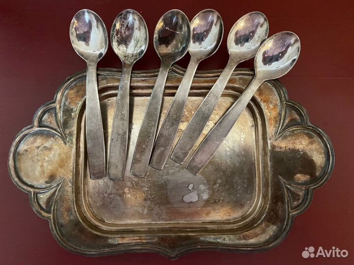 Комплект ложек, мельхиор, Таллин СССР