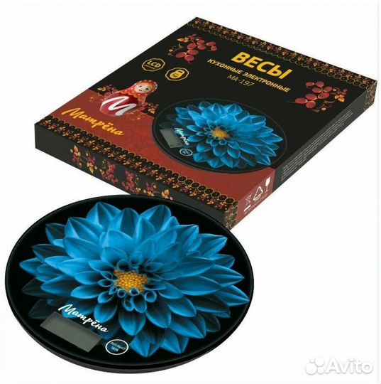 Весы Матрёна ма-197 цветок кухонные