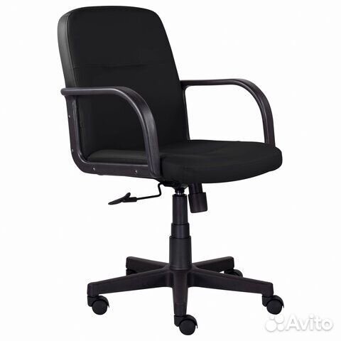 Кресло brabix Top MG-333, с подлокотниками, кожзам