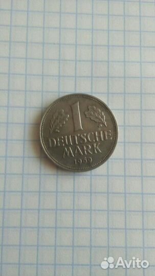 1 дойчмарка 1969