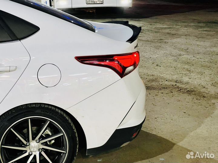 Спойлер на hyundai solaris 2