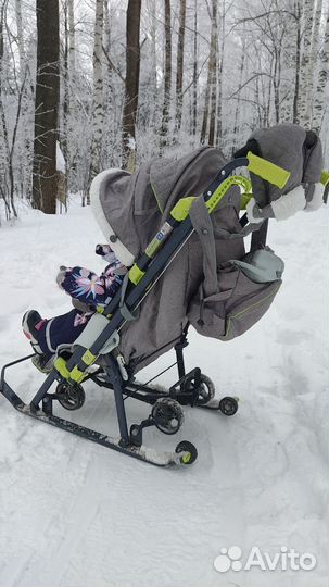 Коляска санки