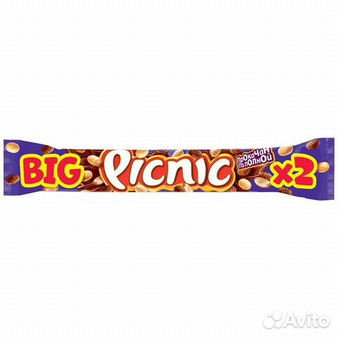 Шоколад Шоколадный батончик Picnic Big Пикник Биг