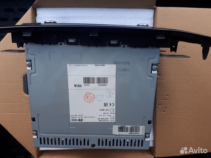 Магнитола штатная кио рио 3 рестайлинг 2017г