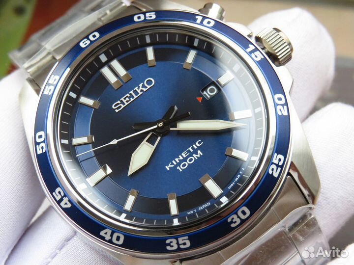 Часы Seiko (Сейко) Kinetic CS Sports Hardlex