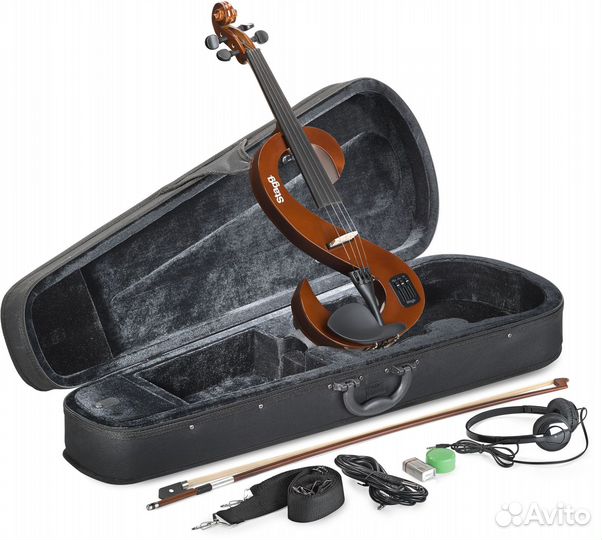 Электроскрипка 4/4 Stagg EVN 4/4 VBR