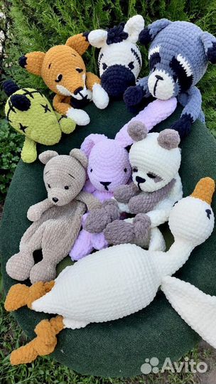 Вязаные игрушки ручной работы