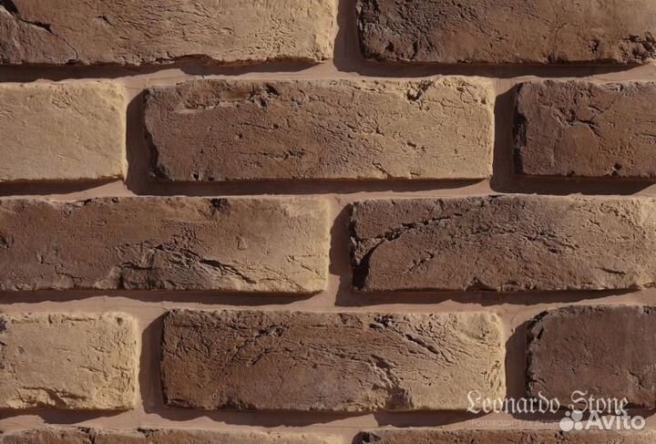 Искусственный камень кирпич Орлеан 444 Leonardo S