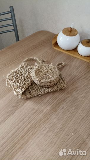 Мочалка из джута