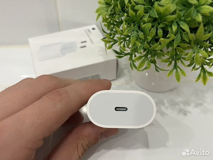 Оригинальная зарядка для iPhone блок+кабель 20w