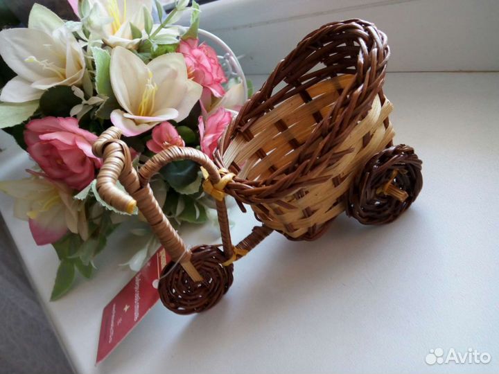 Предмет декора/Плетёный велосипед