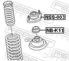 Опора переднего амортизатора (nissan micra marc