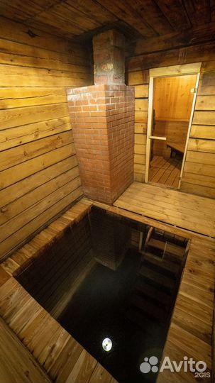 Русская баня на дровах