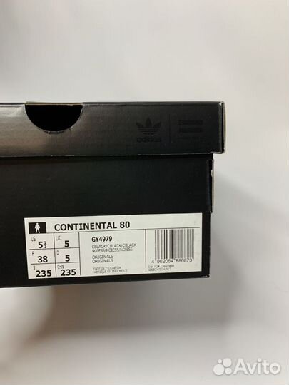 Кроссовки adidas continental 80 оригинал