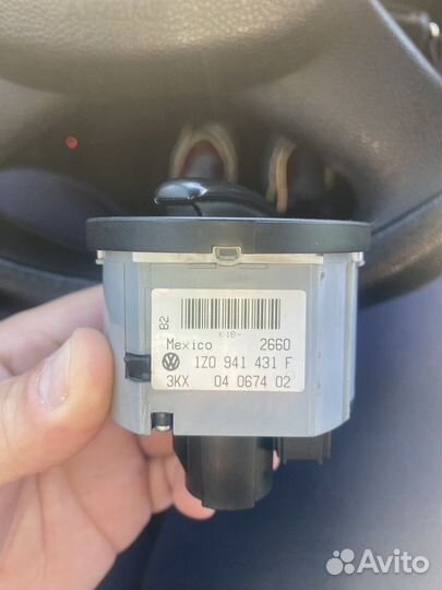 Переключатель света skoda octavia a5