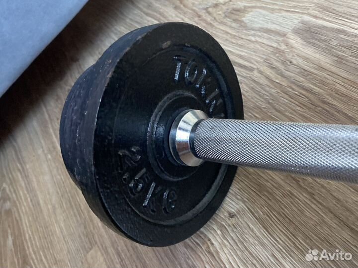 Гантеля разборная общим весом на 10 кг