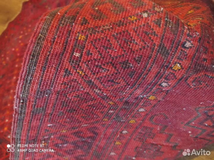 Туркменский ковер ручной работы прошлого века