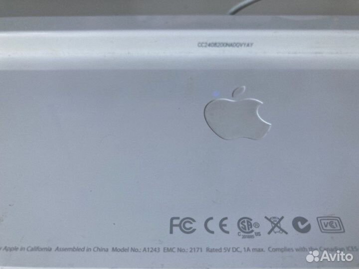 Клавиатура Apple A1243 проводная