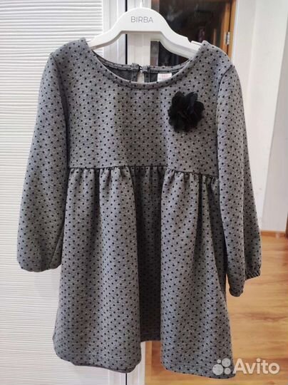 Платье для девочки утепленное