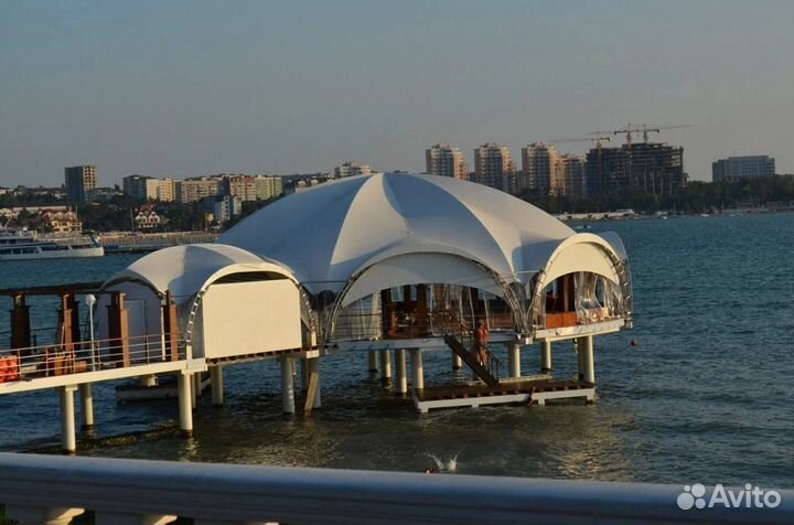 Арочный шатер гексагональ