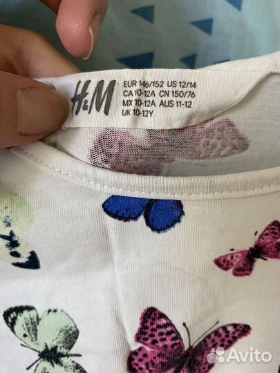Платье для девочки hm 146/152